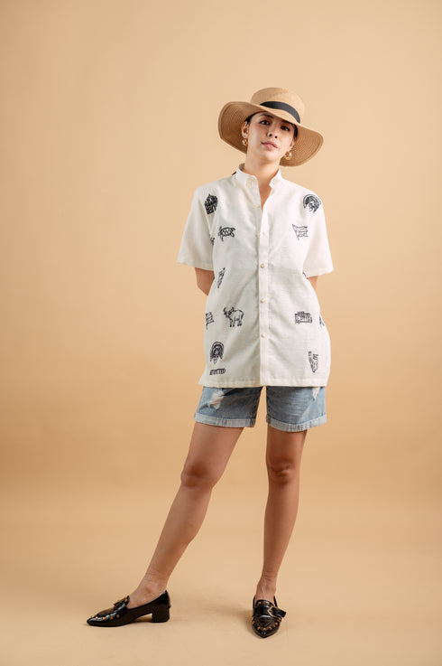 Modern Filipiniana: Del Pilar Unisex Barong for Little Boys